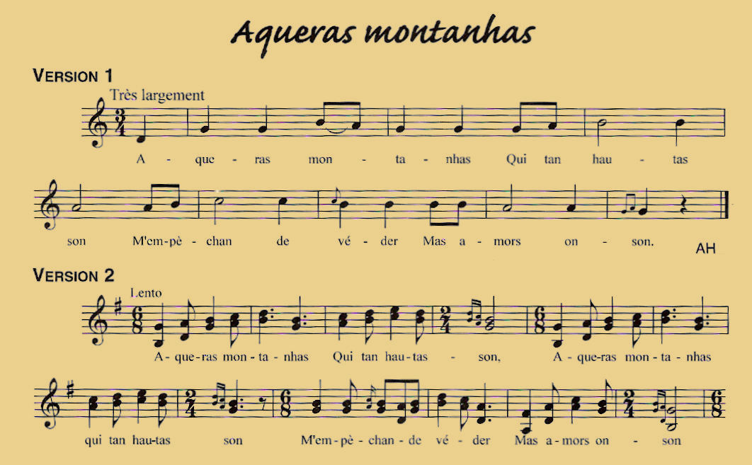 Aquerros montanhos